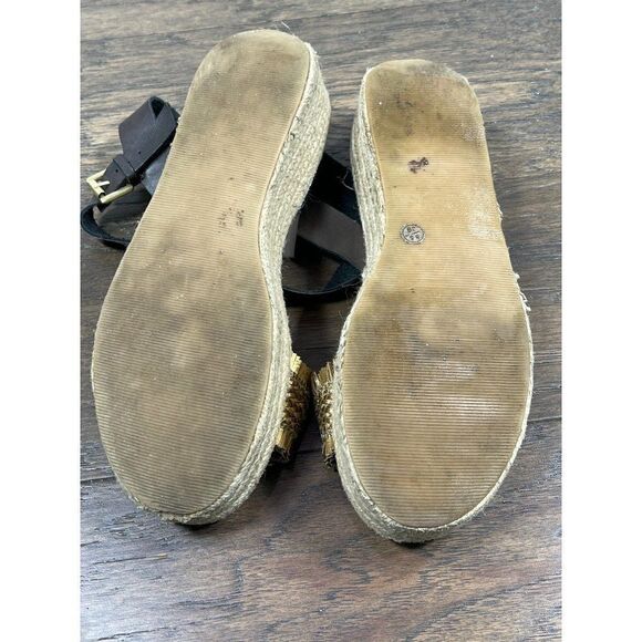 CHINESE LAUNDRY Ziba Platform Sandals Bronze Reptile Print Size 8.5 EUC - Picture 7 of 8